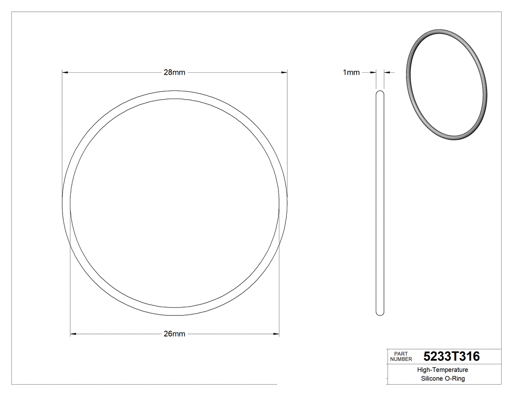 Technical drawing - 5233T316